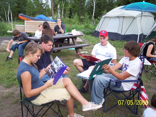 2006 family reunion in Yellowstone National Park